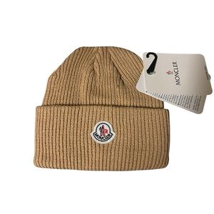 Moncler Camel Knit Beanie